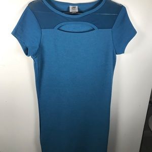 Johnathan Martin Blue fitted dress